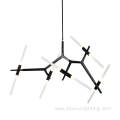 Home Creative Branch Large Living Room Chandelier Black